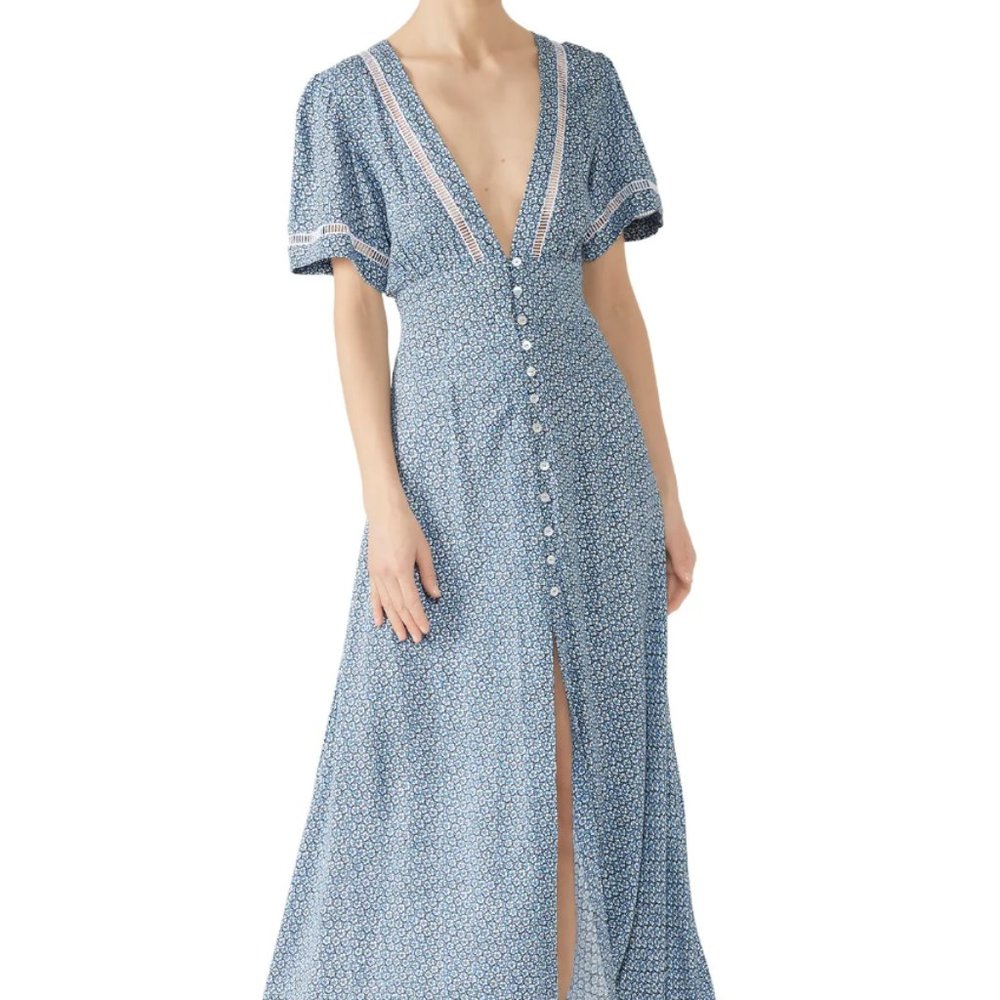 Cleobella Valentina Dress Size L Floral Maxi